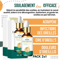 Gouttes Orelax – Calme et Confort de l’Oreille – Offert en Pack 2×1