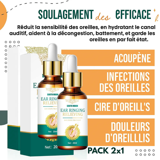 Gouttes Orelax – Calme et Confort de l’Oreille – Offert en Pack 2×1